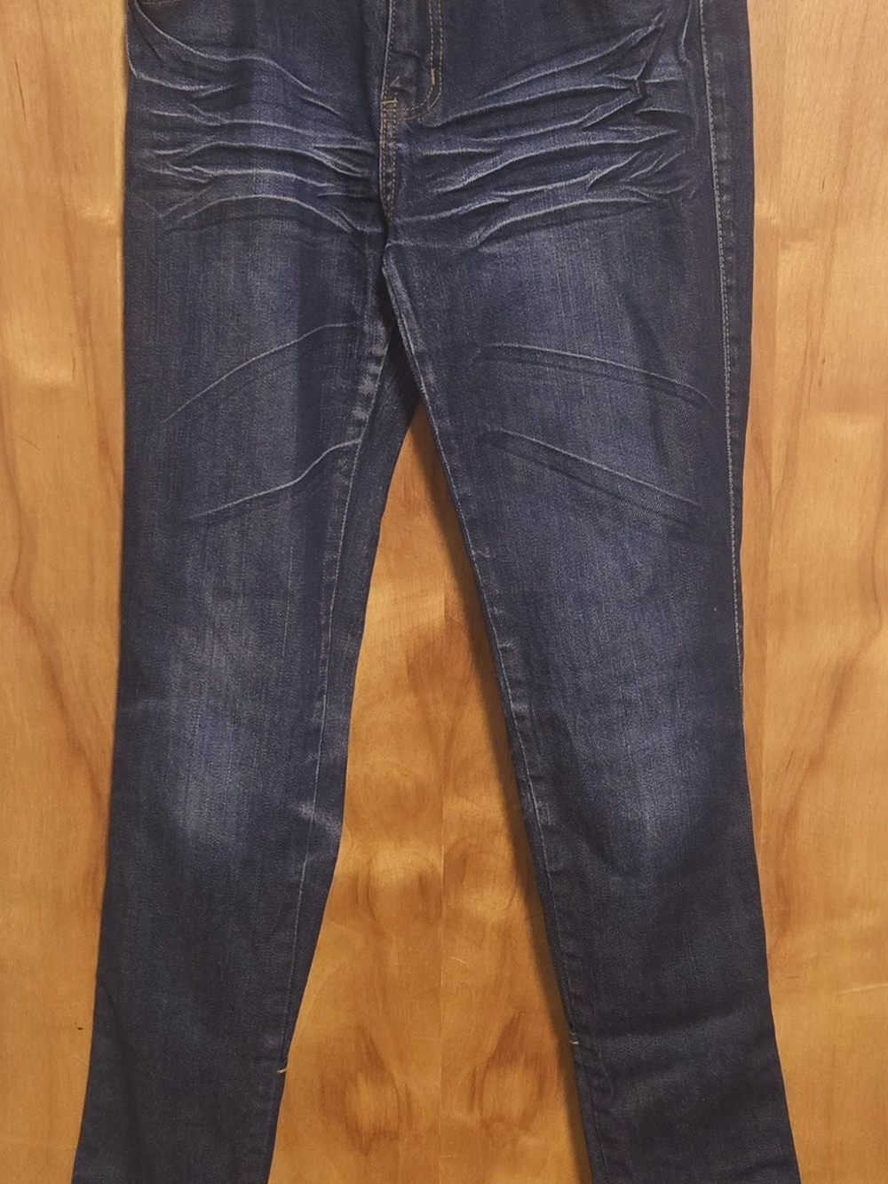 DEREON FASHION BLUE JEANS GIRL PANTS WITH PINK DECOR